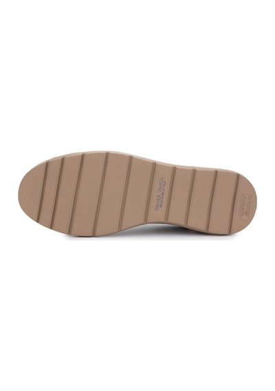 Tamer Tanca Erkek Hakiki Deri Bej Sneakers & Spor Ayakkabı 1093 1193 Erk Ayk Y25 Bej Nbk Zmb Bej