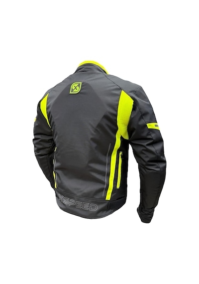 Xspeed Zeus 4 Mevsimlik Korumalı Motosiklet Montu Yeni Sezon Siyah Neon