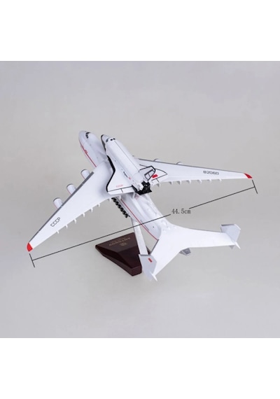 Antonov Mriya Ve Uzay Mekiği Buran Model Uçak 1/200 Ölçek 42cm