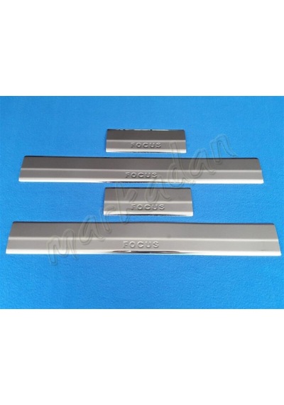 Ford Focus Krom Kapı Eşiği 2005-2011 4 Parça Paslanmaz Çelik