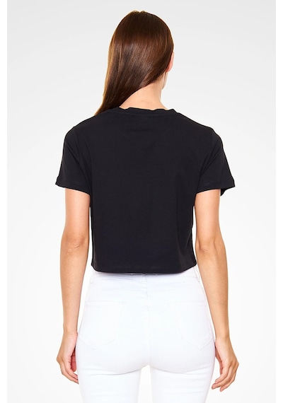 Adrift Behemoth Siyah Crop Top Tişört Siyah