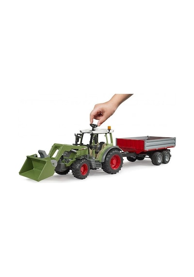 Bruder Fendt Vario 211 Kepçeli Traktör&Römork BR02182 Lisanslı Ürün