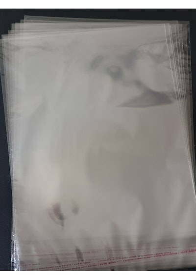 Yiğit Ticaret Şeffaf Yapışkanlı Poşet - Opp Kendinden Yapışkanlı Jelatin Parlak Poşet 32X45Cm - 100