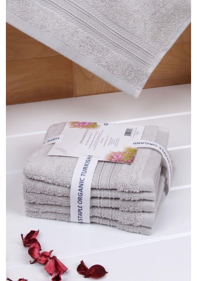 Baveno Indigo Ağacı Bitkisel Organik Boyama 6'lı 33x33 Havlu