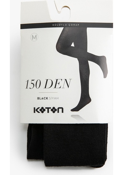 Koton Külotlu Çorap 150 Den Pamuk Karışımlı Siyah 4wak80272aa 4WAK80272AA999 Siyah Koton Külotlu Çorap 150 Den Pamuk Karışımlı Siyah 4wak80272aa 4WAK80272AA999 Siyah