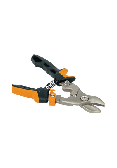 Fiskars 1027212 Powergear Metal Levha Makası - Kısa Kesim