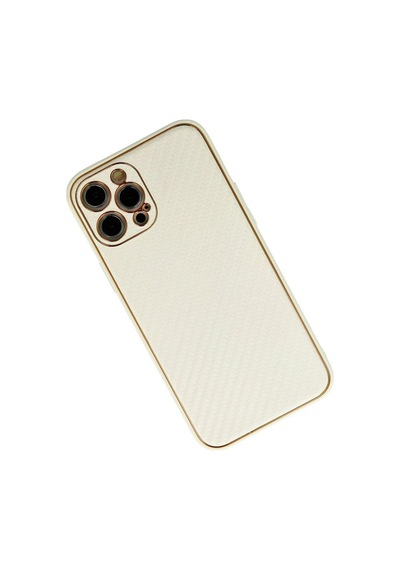Apple iPhone Uyumlu   12 Pro Kılıf Coco Karbon Silikon - Beyaz