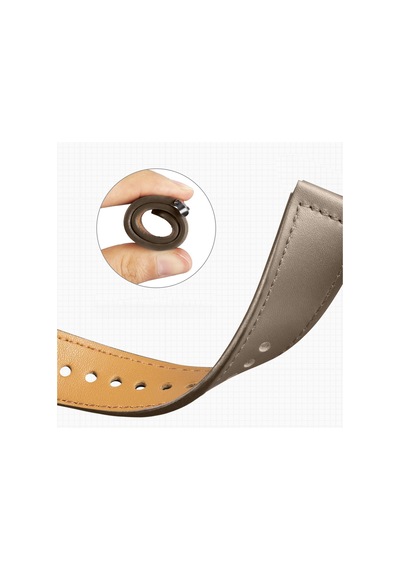Huawei Watch Gt5 46mm İle Uyumlu Premium Classic Deri Görünümlü Kordon