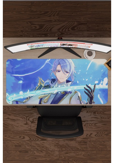 Ayato Genshin Impact Anime Gacha V3 - 90x40 Xxl Gaming Mouse Pad Fare Altlığı