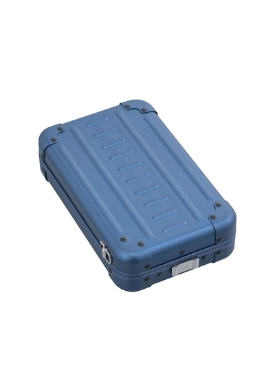 Aleon Mini Bag 19 Cm Alüminyum Omuz Çantası, Hafif, Şık, Unisex Günlük Çanta Lacivert