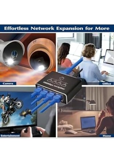 Ethernet Splitter, Gigabit Ağ Bölücü, Bilgisayar, Hub, Anahtar, Yönlendirici 1x4 Portlu, Evrensel Ağ Genişletici, Usb-c Güç Girişli, 1000mbps Rj45 Lan İnternet Splitter Eşzamanlı Çalışma Ethernet Splitter, Gigabit Ağ Bölücü, Bilgisayar, Hub, Anahtar, Yönlendirici 1x4 Portlu, Evrensel Ağ Genişletici, Usb-c Güç Girişli, 1000mbps Rj45 Lan İnternet Splitter Eşzamanlı Çalışma