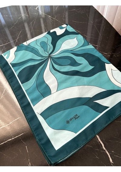 Siyane Scarf Naturel Desen Şal 10 Çok Renkli