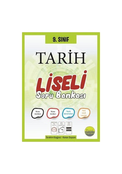 Pano Yayınları 9. Sınıf Tarih Liseli Soru Bankası Yni