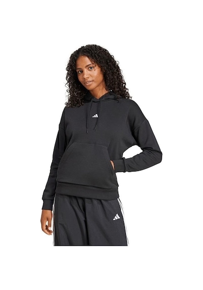 Adidas Kadın Kapüşonlu Sweatshirt W Sl Fc Hd Jn1861 Siyah