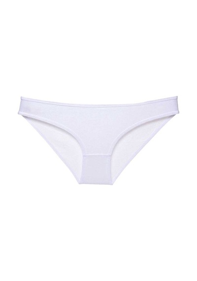 Royaleks Beyaz Kadın Günlük Pamuklu Likralı Özel Poşet Içinde Taşınabilir Acil Durum Slip Külot M