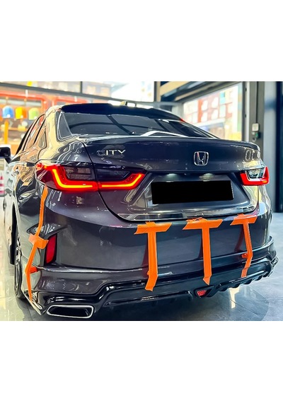 Honda City Arka Ek Plastik Siyah Difüzör 2022-2025 Arka-bodykit-ek-karlık