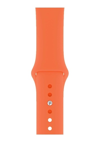 Apple Watch Seri 7/8/9/se/se2/ultra/ultra 2 İle Uyumlu 42/44/45/49mm Jel Silikon Spor Kayış, Apricot