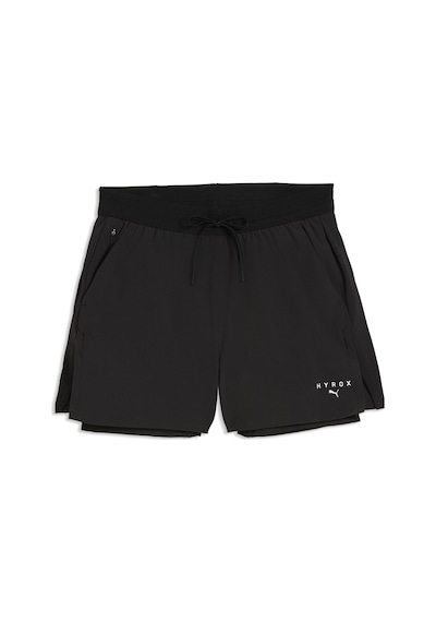 Puma X Hyrox Dryelite 2in1 Kadın Siyah Antrenman Şort 52857701