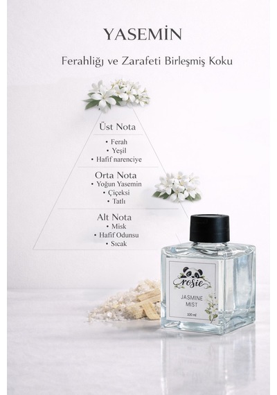 3'lü Jasmine Mist - Yasemin Çubuklu Oda Kokusu 100 Ml Fresh