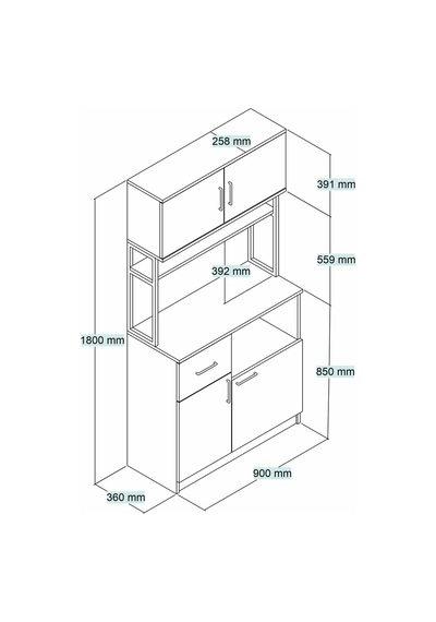 Tanmob Mtd0102 İnci 90 Cm Kapaklı Çekmeceli Raflı Mutfak Dolabı Çam Çam Tanmob Mtd0102 İnci 90 Cm Kapaklı Çekmeceli Raflı Mutfak Dolabı Çam Çam