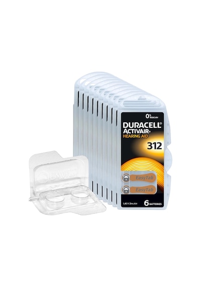 Duracell 312 Numara İşitme Cihazı Pili 6 x 10'lu