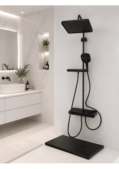 Nemo Banyo Yağmur Duş Sistemi Acar 04.04.093 Açık Gri