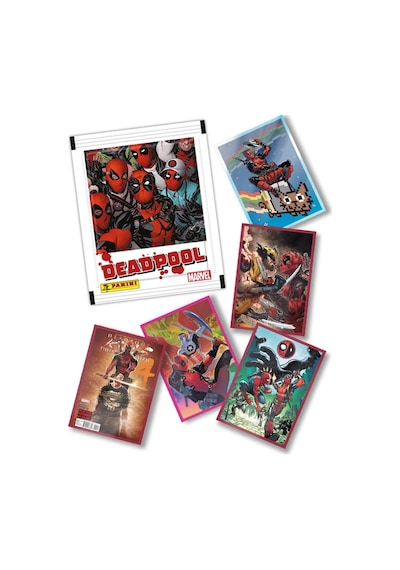 40 Paket - Marvel Deadpool Çıkartma Paketi Panini Lisanslı Ürün 200 Stıcker