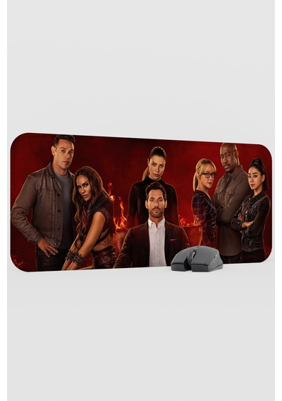 Lucifer V2 70x30 Xl Gaming Kauçuk Kaymaz Taban Mouse Pad Fare Altlığı