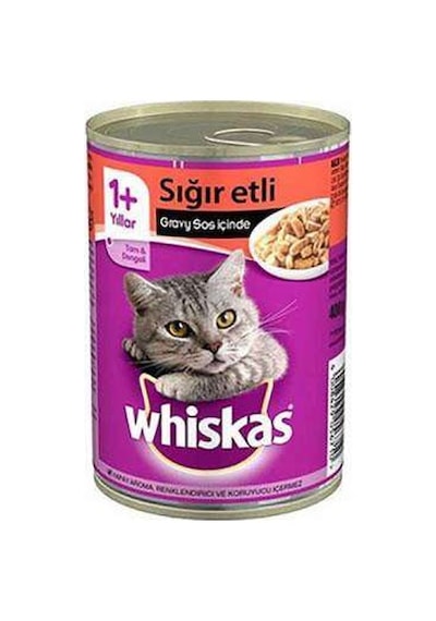 Gravy Soslu Sığır Etli Yetişkin Kedi Konservesi 12 Adet 400 Gr Diğer