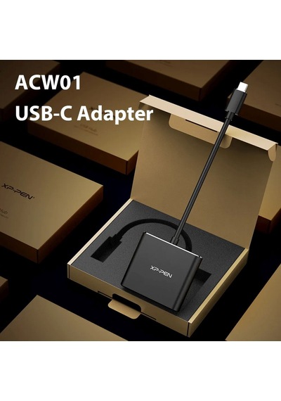 Xp-pen 3'ü Bir Arada Çok Fonksiyonlu Usb-c Hub Type C'den Usb+hdmı+pd'ye