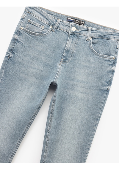 Koton Normal Bel Pamuklu Skinny Fit Jean Pantolon - Michael Jean İndigo Stone 6wam40098nd İndigo - Taş Koton Normal Bel Pamuklu Skinny Fit Jean Pantolon - Michael Jean İndigo Stone 6wam40098nd İndigo - Taş