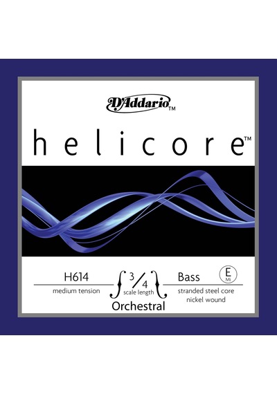 D'addario H614 3/4m Helicore E Kontrabas Teli Mi