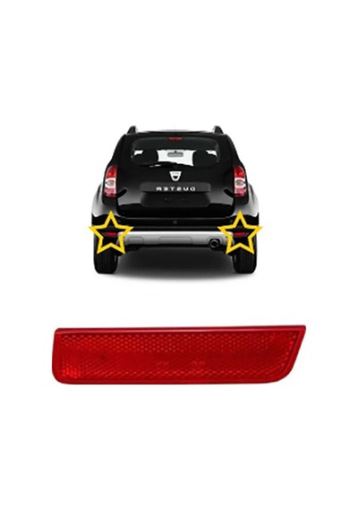Dacia Duster 2010 Ve Sonrası Arka Tampon Reflektörü Sağ Oem 265604000r