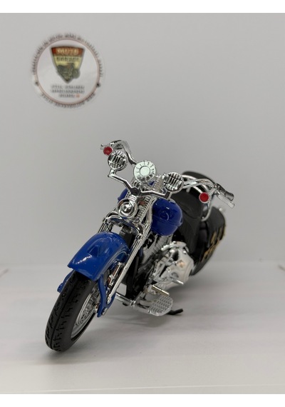 1:12 Chopper Touring Model Motosiklet Diecast Koleksiyon Motoru Çantalı Kutulu