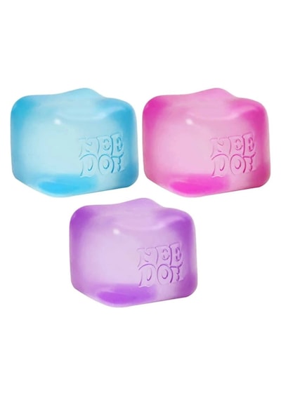 1 Adet Needoh Nice Cube Sensory Squishy Stres Oyuncağı Süper Yumuşak Kare Squish Oyuncak Mavi