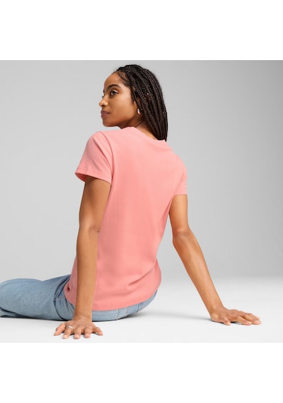 Puma 68502118 Ess Elevated Tee Kadın Spor Tişört Pembe