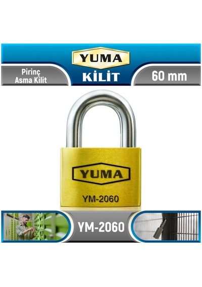 60 Mm Pirinç Asma Kilit Ym-2060