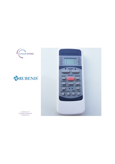 Rubenis Rb Inv 18 İnverter Klima Kumandası Eşdeğer