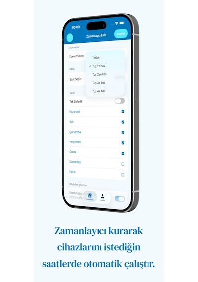 EASmart WiFi Akıllı Kepenk Kumandası (Kodlanabilir Otopark Bariyer Garaj Kepenk Kumandası) - Akıllı Kumanda WiFi