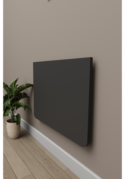 Lüks Duvara Monte Katlanabilir Çalışma Yemek Masası %100 Mdf Balkon Bahçe Masası Dmm68 Antrasit Lüks Duvara Monte Katlanabilir Çalışma Yemek Masası %100 Mdf Balkon Bahçe Masası Dmm68 Antrasit