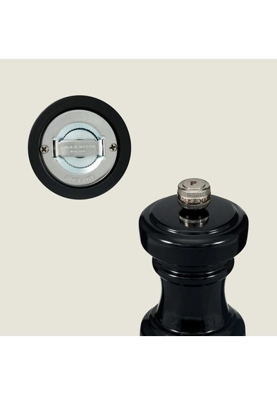Cole & Mason H233067 Hoxton Parlak Siyah Biber Değirmeni 104mm Çok Renkli