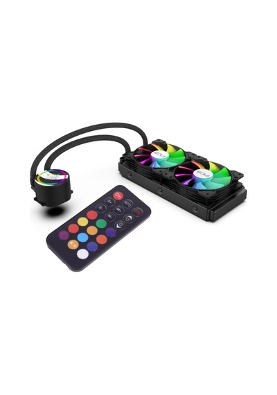 Inca Iss-02xn Intel-amd 2x120mm Argb Led Fanlı Am5 Control Remote Cpu Liquid Cooler Kdo