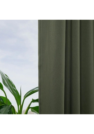 Ikea Majgull Fon Perde 145x300 Cm Yeşil