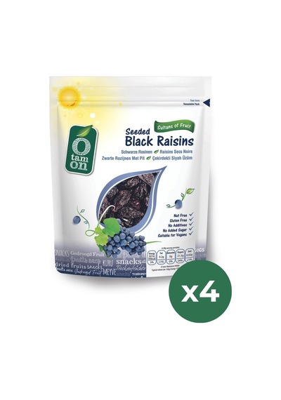 Otamon Çekirdekli Siyah Üzüm 4 x 150 G