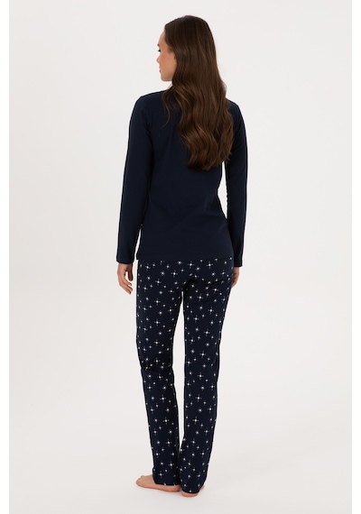 U.s. Polo Assn. Kadın Lacivert Pijama Takım 50318897-vr033 Lacivert U.s. Polo Assn. Kadın Lacivert Pijama Takım 50318897-vr033 Lacivert