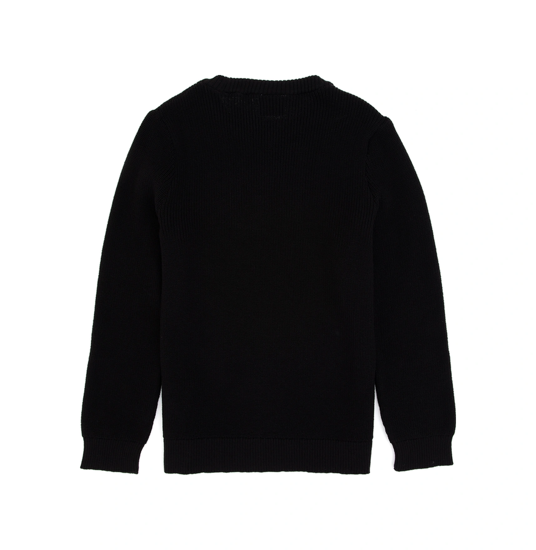 U.S. Polo Assn. Kız Çocuk Siyah Bisiklet Yaka Basic Kazak 50316842-VR046