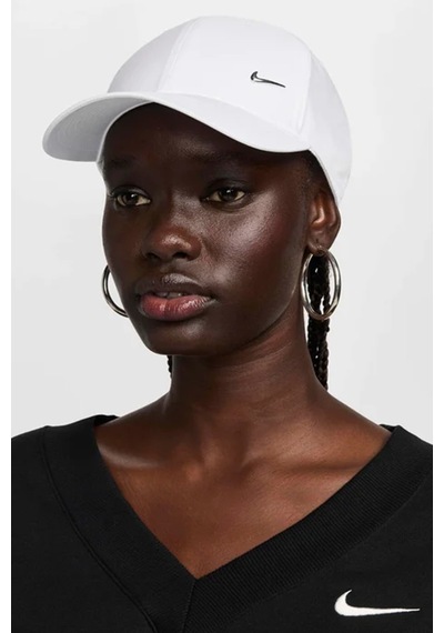 Nike Dri-fit Club Cap Metal Swoosh Ayarlanabilir Unisex Şapka Beyaz