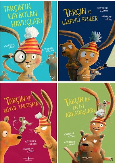 Tarçın Serisi 4 Kitap Set / Kaybolan Havuçları+gizemli Sesler+büyük Tartışma+en Iyi Arkadaşları