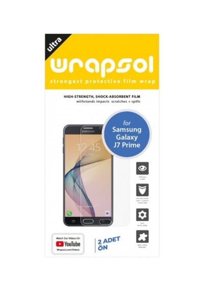 Galaxy J7 Prime Ekran Koruyucu 1+1 Ön Poliüretan Film