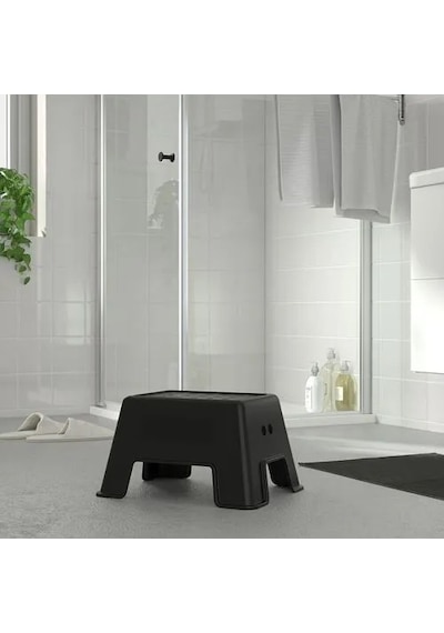 Sumuhome Bolmen Basamak Tabure Siyah 44x35x25 Cm Siyah